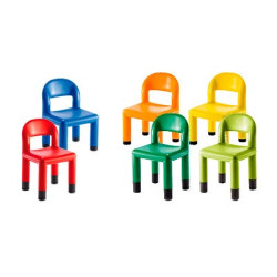 Mesa Infantil Económica de plástico Patas Quita Pon varios colores