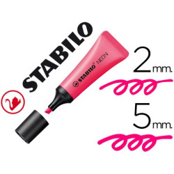 Marcador flúor Stabilo Neon Rosa