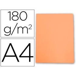 Subcarpetas de archivo 180 grs. A-4 Naranja pastel