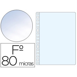 Funda Plástico Multitaladro A4 Transparente (pack 10 uds)