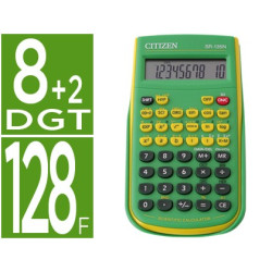 Calculadora cientifica CITIZEN SR-135F color verde