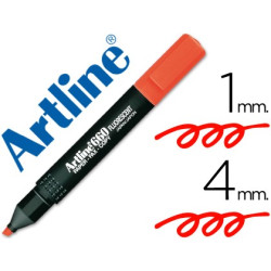 Marcador fluorescente Artline EK-660 rojo