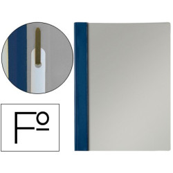 Dossier Esselte en PVC rígido con fastener metalico, color azul marino