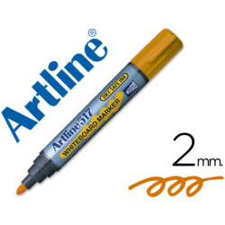 Rotulador artline para pizarra blanca  tinta de bajo olor naranja