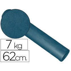 Bobina de papel azul cobalto para portarollos de mostrador de 62 cm de ancho