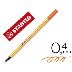 Rotulador Stabilo Point color Naranja