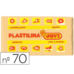 Plastilina JOVI pastilla de 50 gr. en color carne