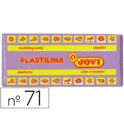 Plastilina JOVI pastilla de 150 gr. en color lila