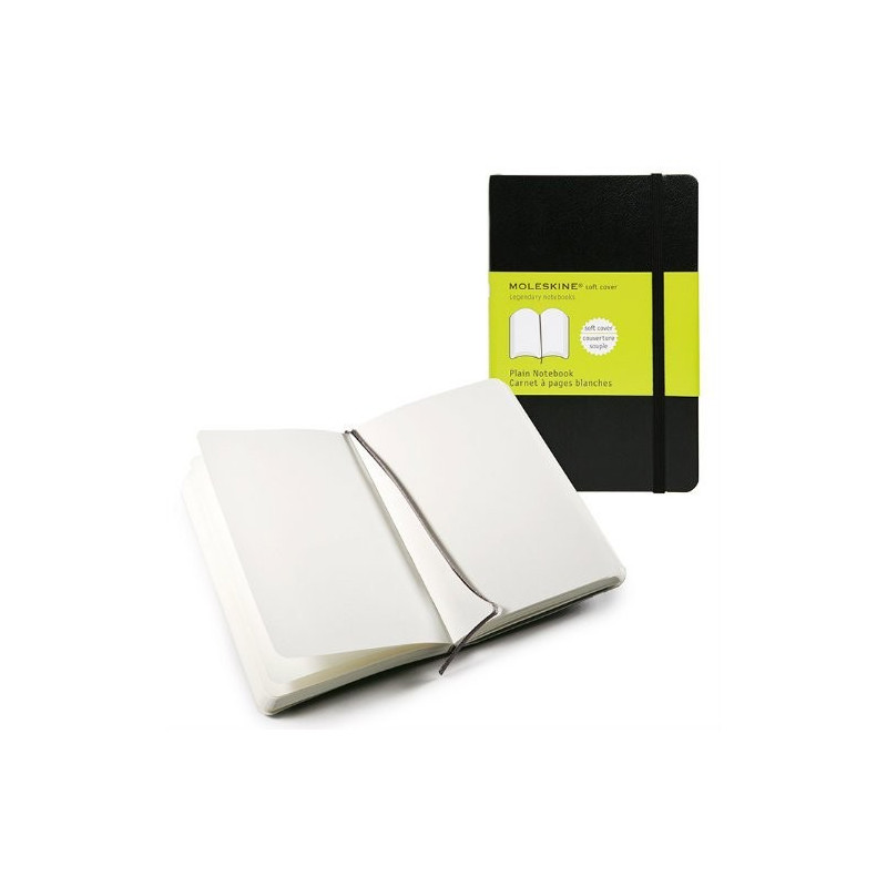 Libreta, cuaderno con hojas lisas en blanco tamaño cuartilla Din