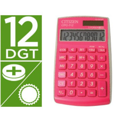 Calculadora de bolsillo Citizen CPC-112 color fucsia