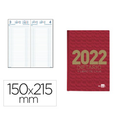  Dietario 2022 día pagina de 150 x 215 mm. 