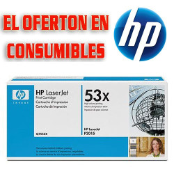 Toner Original HP Laserjet 2015 (Q7553X) NEGRO ALTA CAPACIDAD