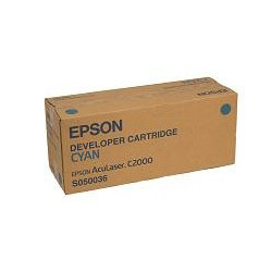 Toner original EPSON ACULASER C1000/C2000 CIAN (S050036)